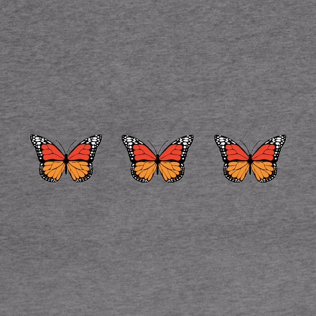 Three butterflies by DEMON LIMBS